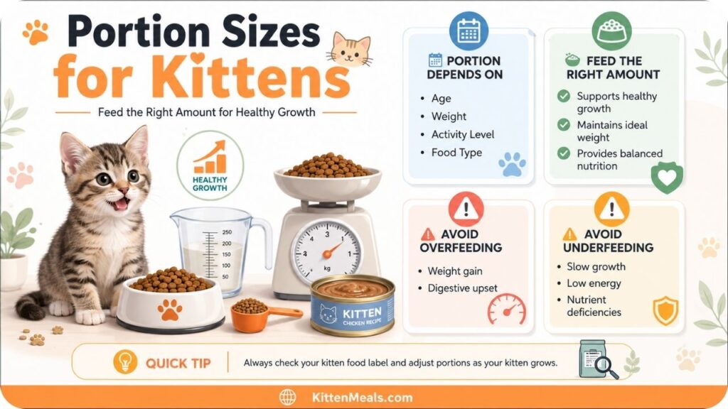Portion Sizes for Kittens