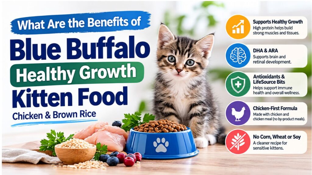 Benefits of Blue Buffalo Healthy Growth Kitten Food